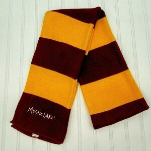 Sportsman Rugby‎ Striped Knit Scarf Minnesota Gophers Maroon Gold Mystic Lake